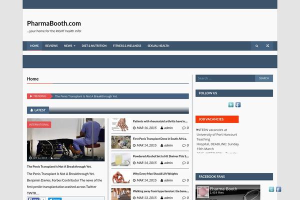 Site using Better-weather plugin