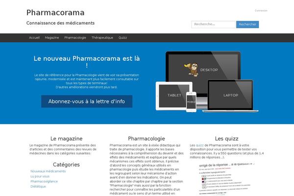 pharmacorama.com site used Responsive-childtheme-responsive-ii