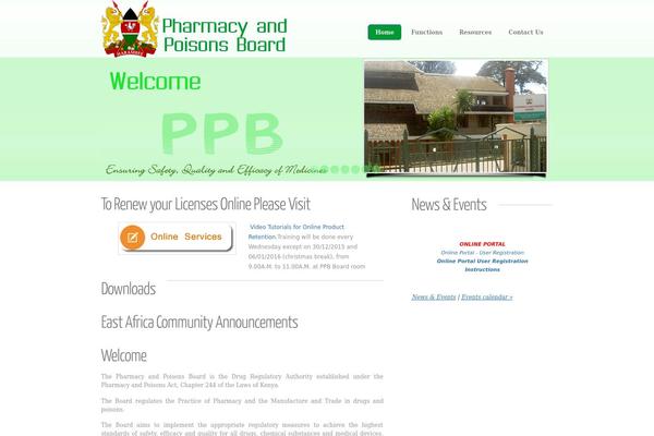 ppb theme websites examples