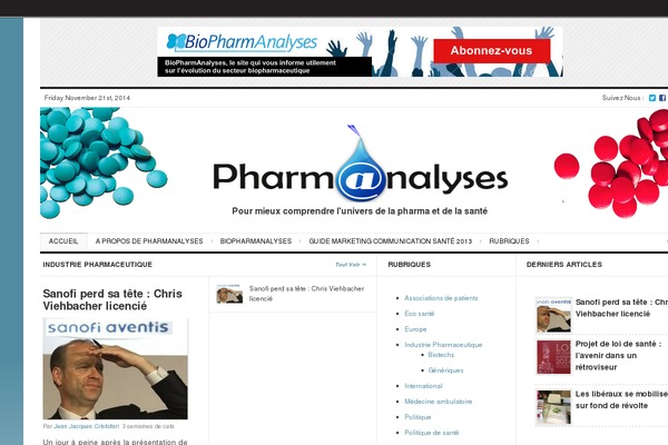 Daily Press theme site design template sample