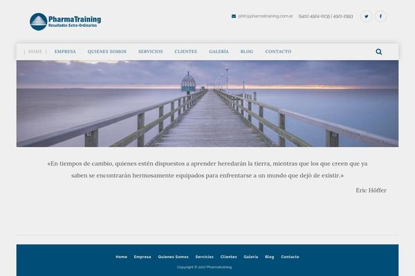 Bizpro theme site design template sample