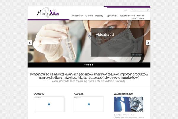 Pv theme site design template sample