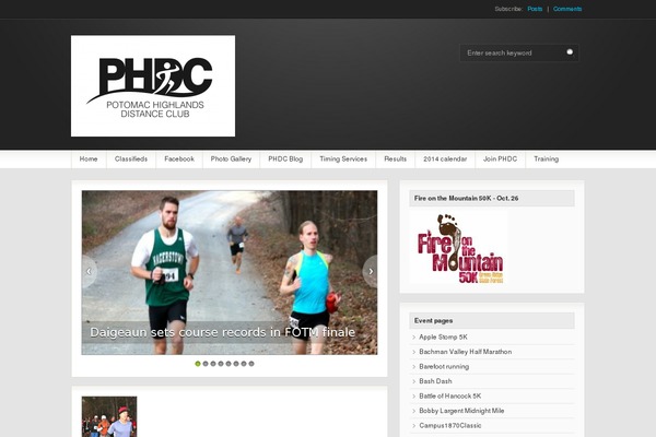 Fresh News theme site design template sample