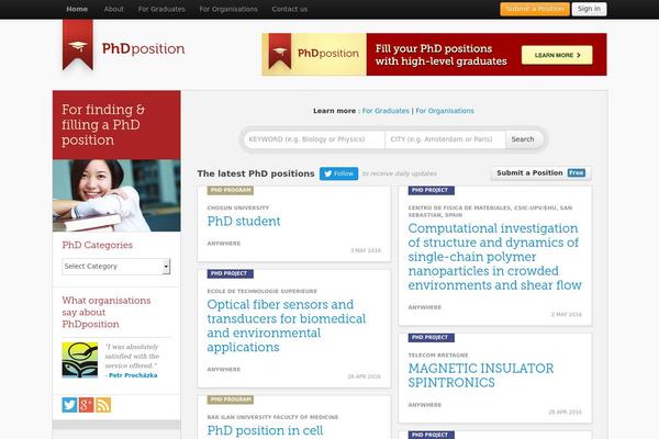 Jobroller theme site design template sample