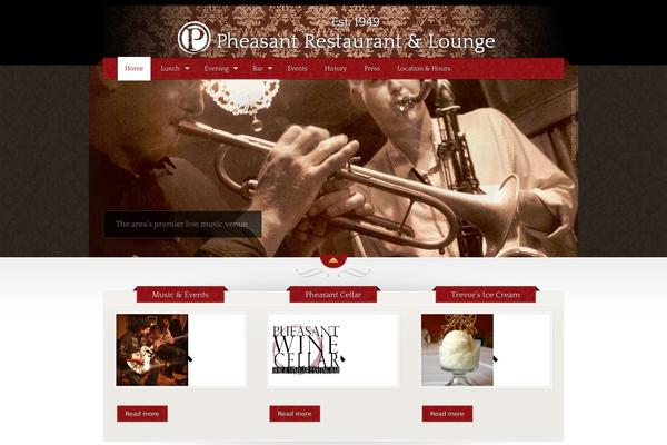 The Restaurant theme site design template sample