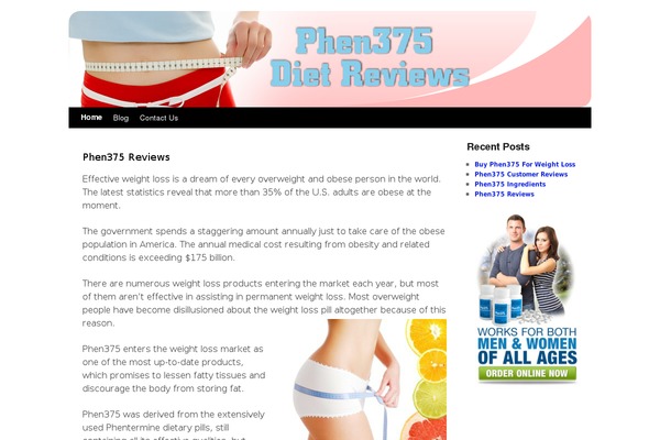 phen375dietreviews.com site used Weaver II pro