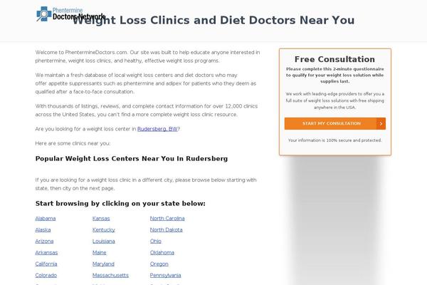 Medicare theme site design template sample