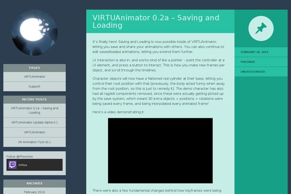 Flounder theme site design template sample