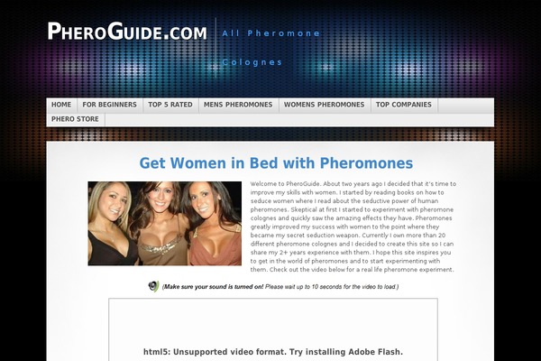 Site using FV WordPress Flowplayer plugin