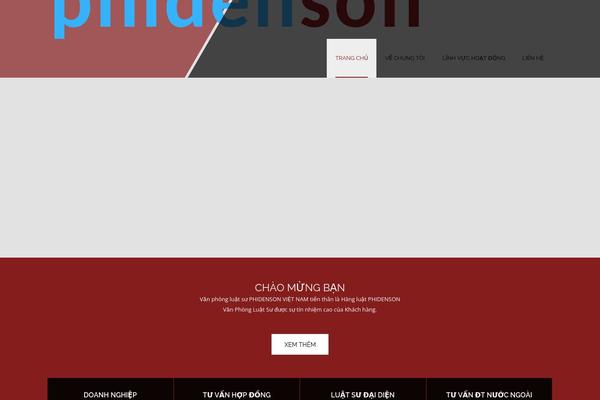 VEDA theme site design template sample