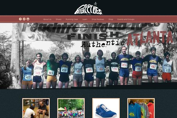 Modern-Vintage theme site design template sample