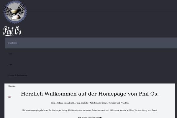 Impreza theme site design template sample