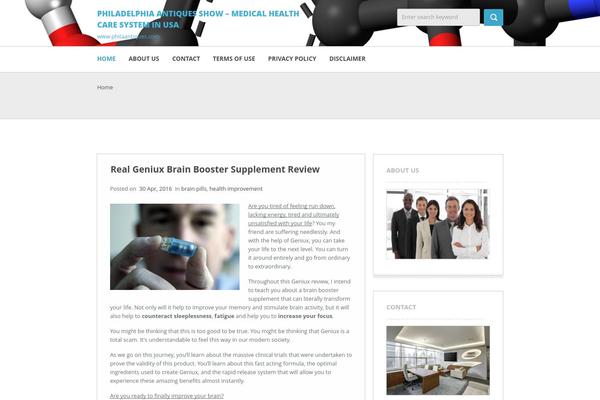 Medica Lite theme site design template sample