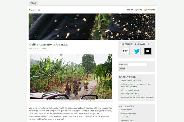 Misty Look theme site design template sample