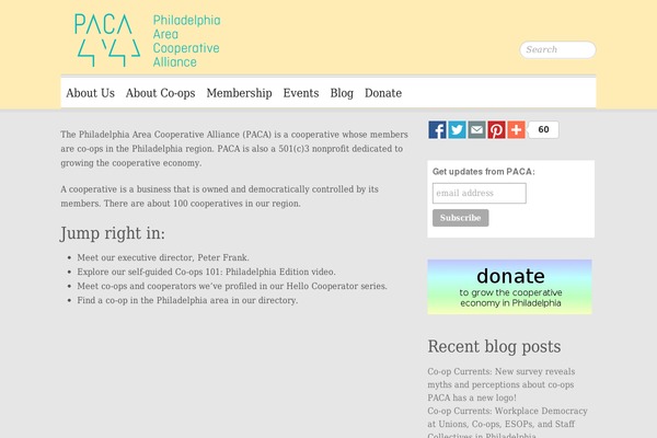 WordPress website example screenshot