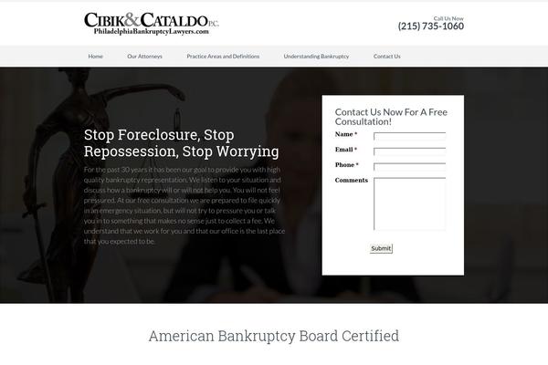 Lawyeria theme site design template sample