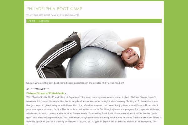 PersonalTrainer theme site design template sample