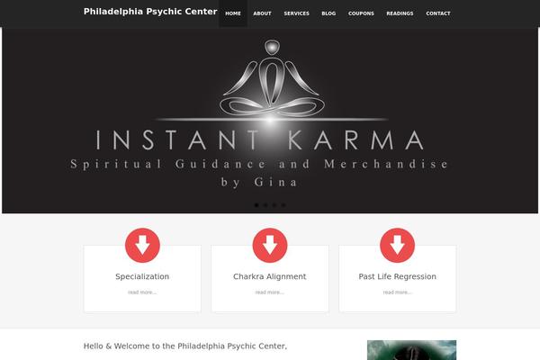 Engrave (Lite) theme site design template sample