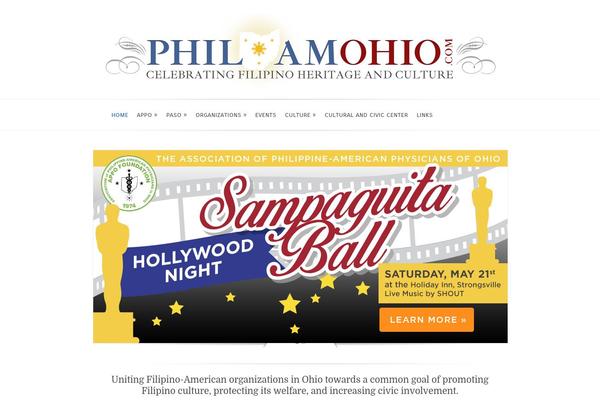 Evolution theme site design template sample
