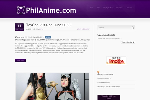 philanime.com site used Prospect