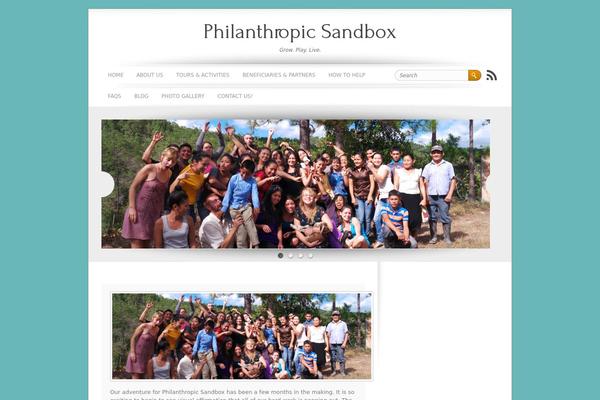 Brightpage theme site design template sample