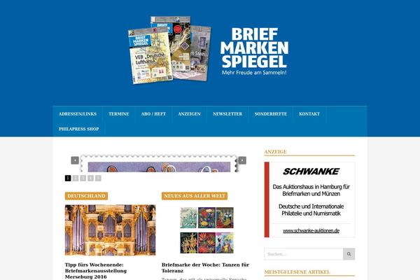 Spartan theme site design template sample
