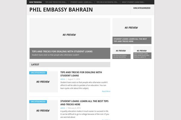 Dynamic News Lite theme site design template sample
