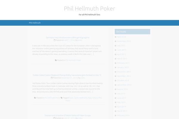 B & W theme site design template sample