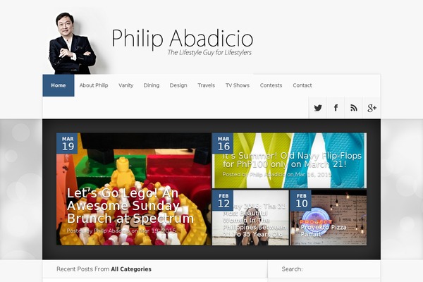 Nexus theme site design template sample
