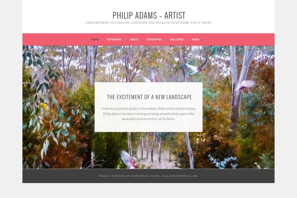 philipadams.com.au site used Sela