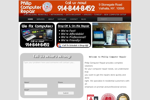 philipcomputerrepair.com site used Techsitebuilder