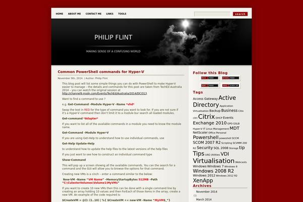 Deep Silent theme site design template sample