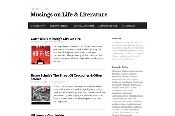 Prose theme site design template sample