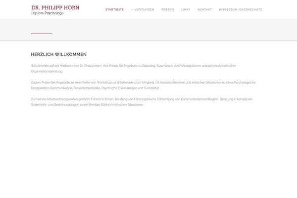 Bridge Child theme site design template sample