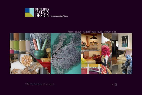 Purity theme site design template sample