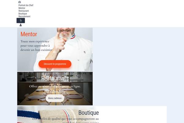 Storefront Child theme site design template sample