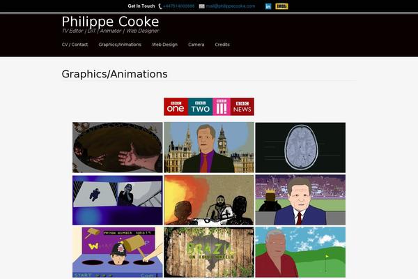 Portfolio Press theme site design template sample