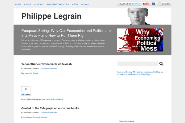 philippelegrain.com site used Pristilo