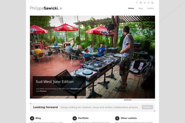 philippesawicki.com site used Goodspace V1 08