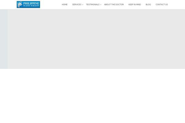 Parallax-one theme site design template sample