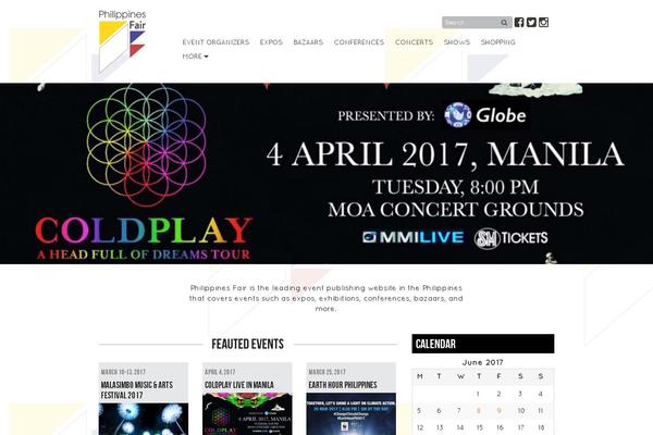 Pf theme site design template sample
