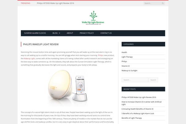 SmartMag theme site design template sample