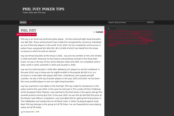 RGB theme site design template sample