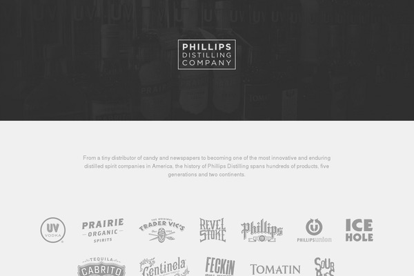 phillipsdistilling.com site used Pdc