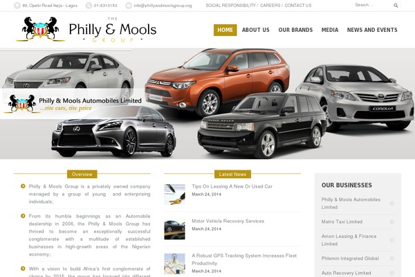PressCore theme site design template sample