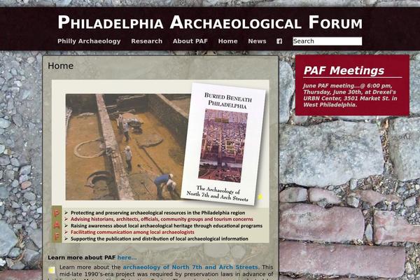 phillyarchaeology.org site used Adventure
