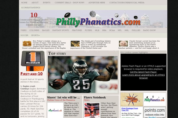 Tribune theme site design template sample