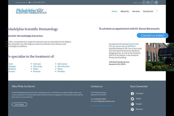 HealthCenter theme site design template sample