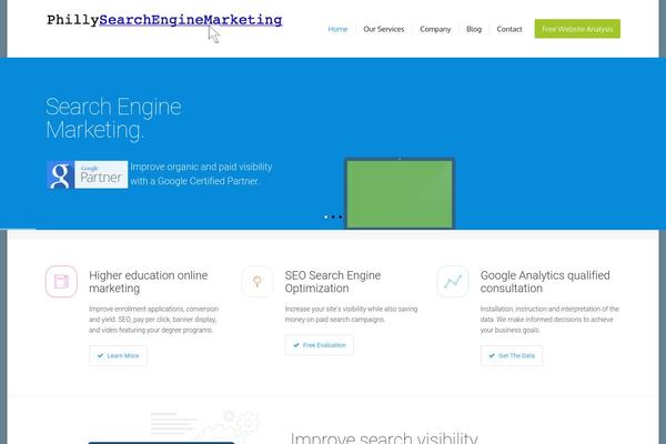 SEOWP theme site design template sample