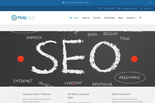 SEOWP theme site design template sample